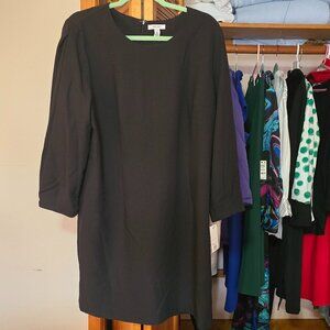 Nine West Brand New Black Wide-Sleeve Black Dress XXL